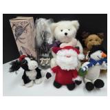 Boyds Plush Bear, Avon Roaring Twenties Doll +