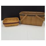 2 Longaberger Basket Up To 15" Long