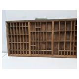 Typesetter Box for  Miniatures 16.5 x 32.5" H