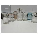 Pint - Qt Size Ball Jars W Wire Bales +