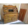 Antique Primitive Secretary Cabinet Pat 1889