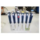 Gilson Single Channel Pipets & Holder
