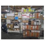 Rack w/ Lab Supplies & Accessories