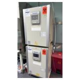 2qty PHcbi MCO-170AICUVL-PA Dual Stack Incubator