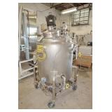 SS Mobile Jacketed Mixing Tank