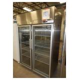 SS Two-Glass Door Lab Refrigerator