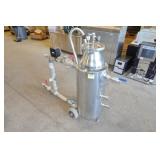 SS Pressure Transfer Station Cart