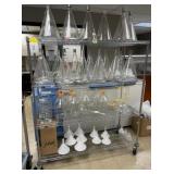 Lab Bottles w/Mobile Rack