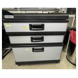 Stanley 3 Drawer Plastic Cabinet