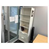 Bookcase w/ Bottom Drawers, Honeywell Fan