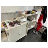 Storage Cabinet, Bookcase & Coat Rack