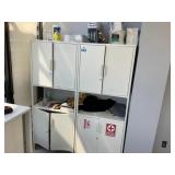 Storage Cabinets with Contents
