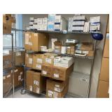 Rolling Rack with lab Supplies