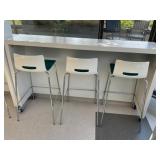 Bar Height Table with 3- Stools