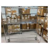 Rolling Rack & Lab Supplies