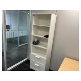 Bookcase with Bottom Drawers