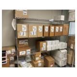 Rolling Rack with lab Supplies