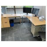 L-Shape Electronic Standing Desk & More