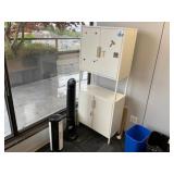 Bookcase with Bottom Doors, Space Heater & More