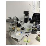 AmScope Trinocular Stereo Zoom Microscope w/