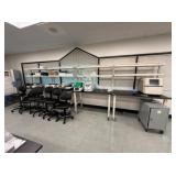 Lot of 5 ft Lab Benches