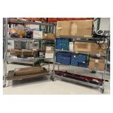 2 Racks of Assorted Consumables & Accessories