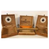 ASHTON AND PANATELA FINA CIGAR BOXES