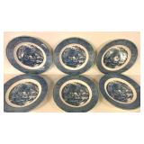 ROYAL CURRIER & IVES OLD GRIST MILL PLATES