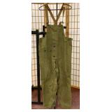 MILITARY BIBBED OVERALLS SMALL