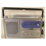 COBY RADIO/WEATHER/TV RECEIVER, NOT TESTED