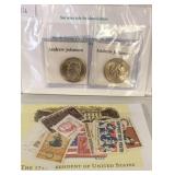 ANDREW JOHNSON STAMP AND COIN COLLECTION