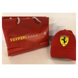 FERRARI HAT AND BAG