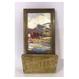 VINTAGE LETTER HOLDER