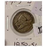 1858-SL FLYING EAGLE CENT