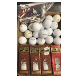 GOLF BALLA AND TEE LOT