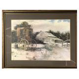 FRAMED WAITINï¿½ FOR SUMMER PICTURE 26x20