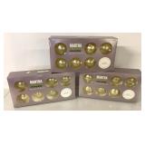 MARTHA STEWART GLASS ORNAMENTS