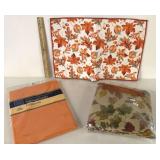 FALL TABLECLOTHS AND DRYING MAT