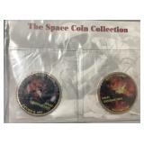 THE SPACE COIN COLLECTION HALF DOLLARS
