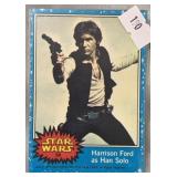 1977 STAR WARS HARRISON FORD AS HAN SOLO CARD