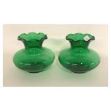 GREEN AH VASES
