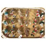 CHRISTMAS POT PERCHER ORNAMENTS