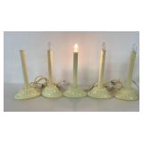 CHRISTMAS CANDLESTICK WINDOW LIGHTS