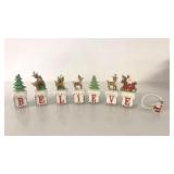 BELIEVE CHRISTMAS DECOR