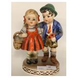 VINTAGE BOY & GIRL FIGURINE JAPAN