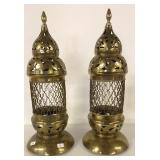 BRASS CANDLE LANTERNS