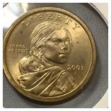2001 SACAGAWEA DOLLAR