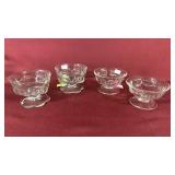 VINTAGE SHERBET GLASSES, 2 STYLES