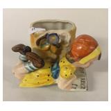 VINTAGE GIRL PLANTER OCCUPIED JAPAN