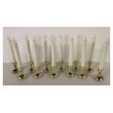 CHRISTMAS CANDLESTICKS, BATTERY OPERATED, NOT